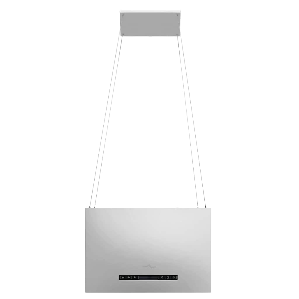 Exaustor de ilha suspenso ecrã tátil lcd 55 cm aço inoxidável