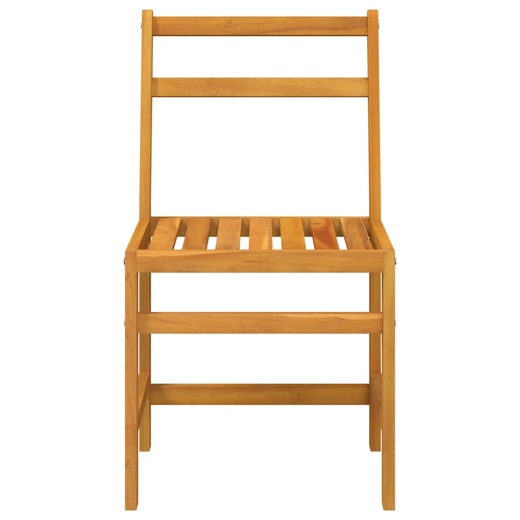 Conjunto de varanda 3 pcs madeira de acácia maciça
