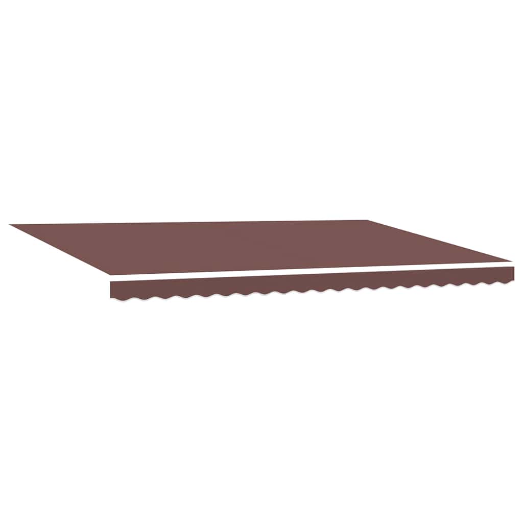 Toldo retrátil automático 500x300 cm castanho