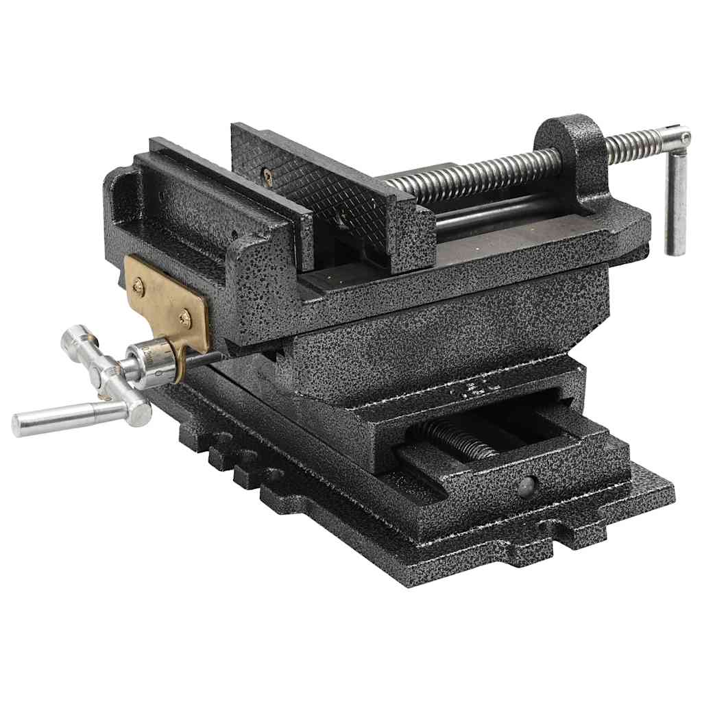 Torno-prensa manual com corrediça transversal 150 mm