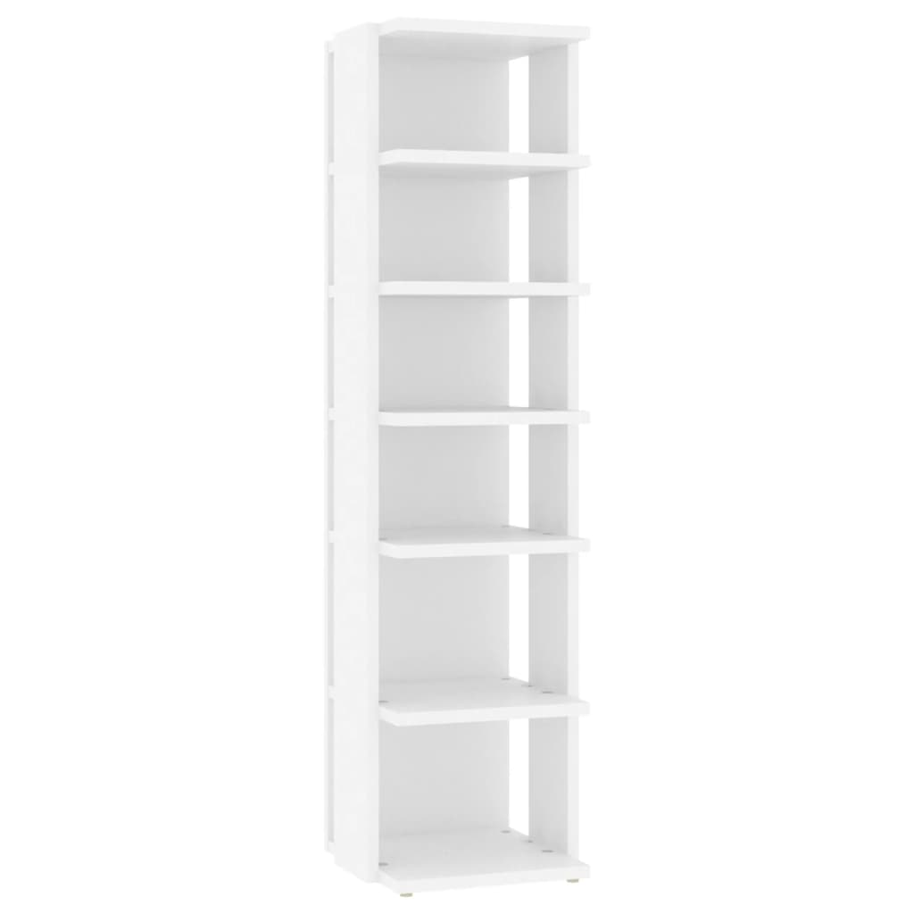 Sapateiras 2 pcs 27,5x27x102 cm derivados de madeira branco