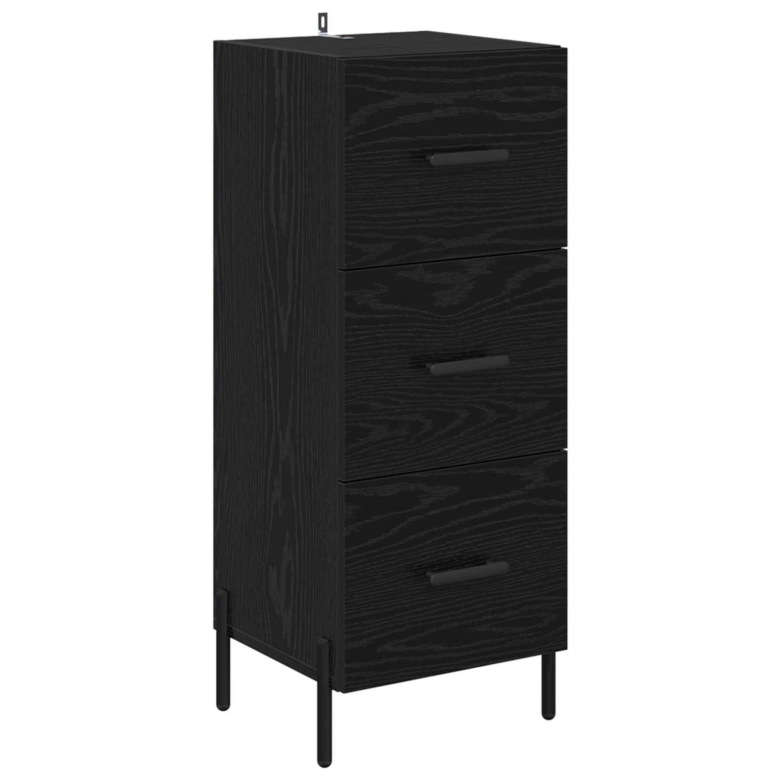 Buffet carvalho preto 34 x 34,5 x 90 cm derivados de madeira