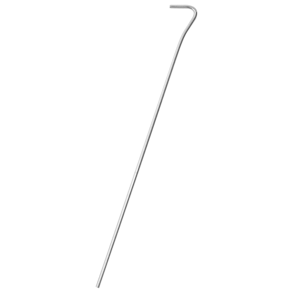 Estacas para tenda 50 pcs 30 cm ø4 mm aço galvanizado