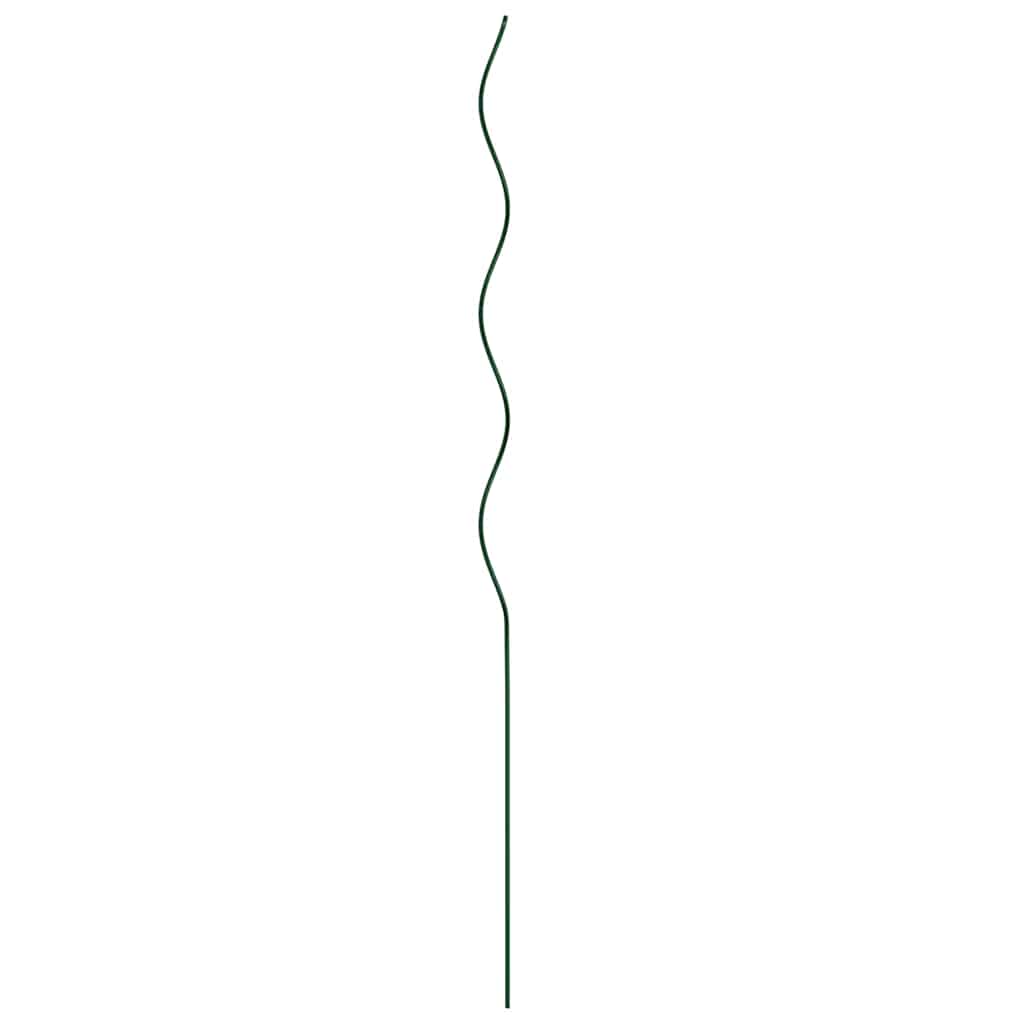 Suporte para plantas 20 unid. verde 110 x 0.6 x 0.6 cm aço