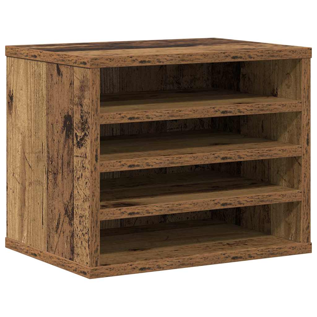Organizador de mesa madeira antiga 36 x 26 x 29,5 cm