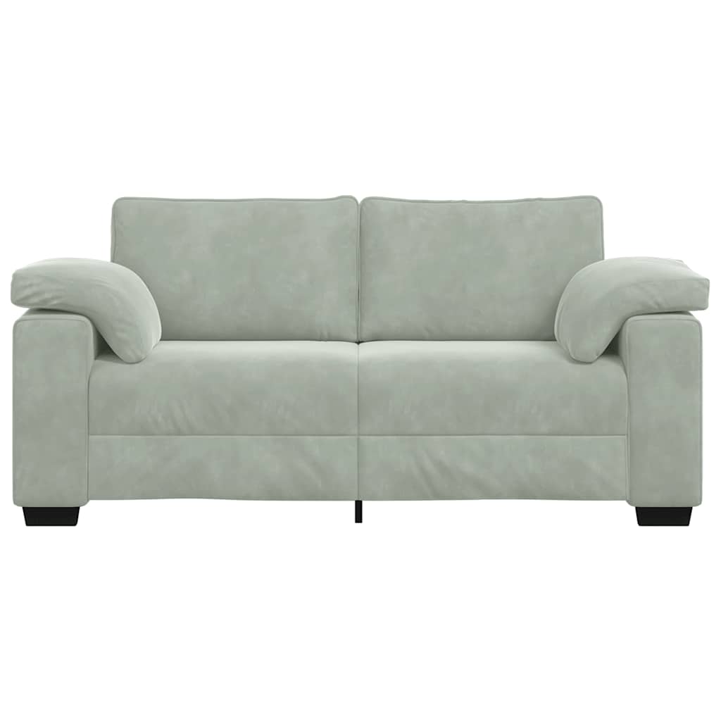 Sofá-luvas 180x77x82 cm veludo cinzento-claro