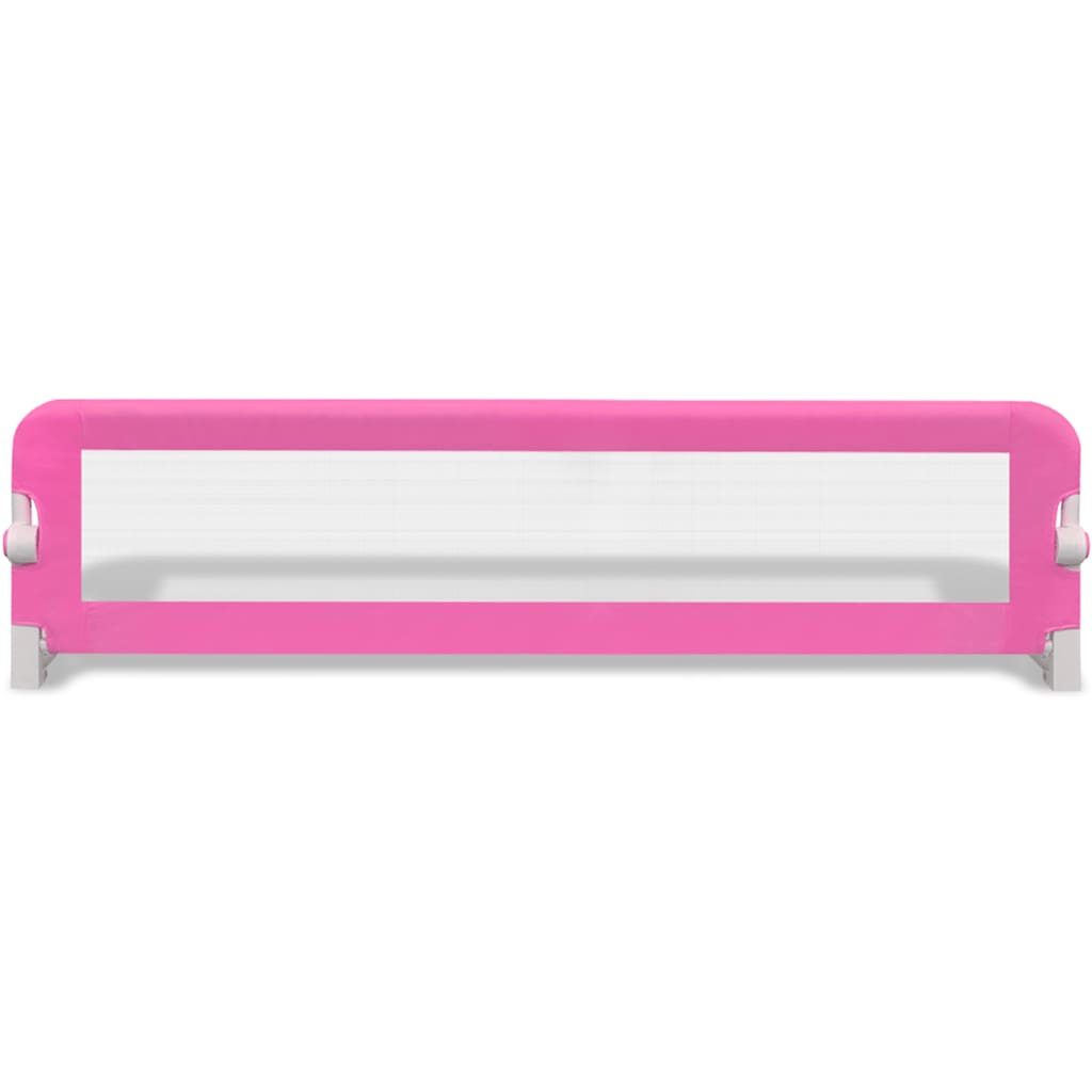 Toddler barra de segurança para cama 150 x 42 cm rosa