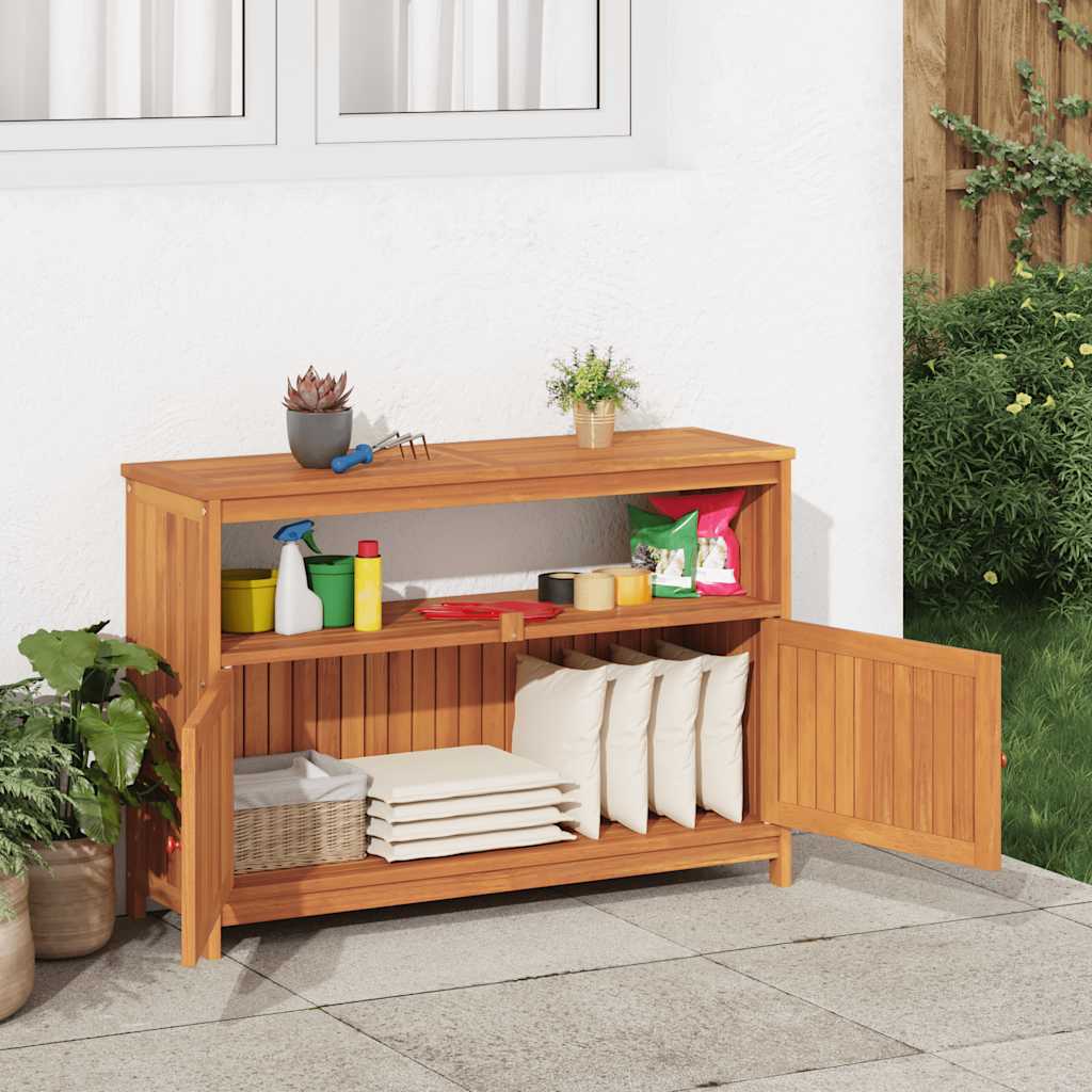 Mesa consola para jardim 110x35x75 cm madeira de acácia maciça