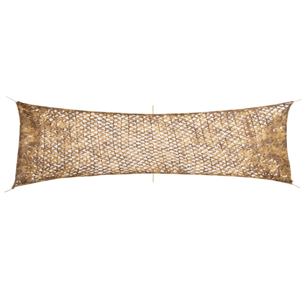 Rede de camuflagem com saco de arrumação 519x142 cm areia