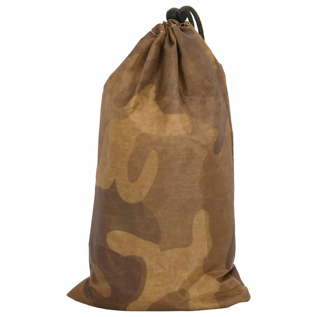 Rede de camuflagem com saco de arrumação 519x142 cm areia