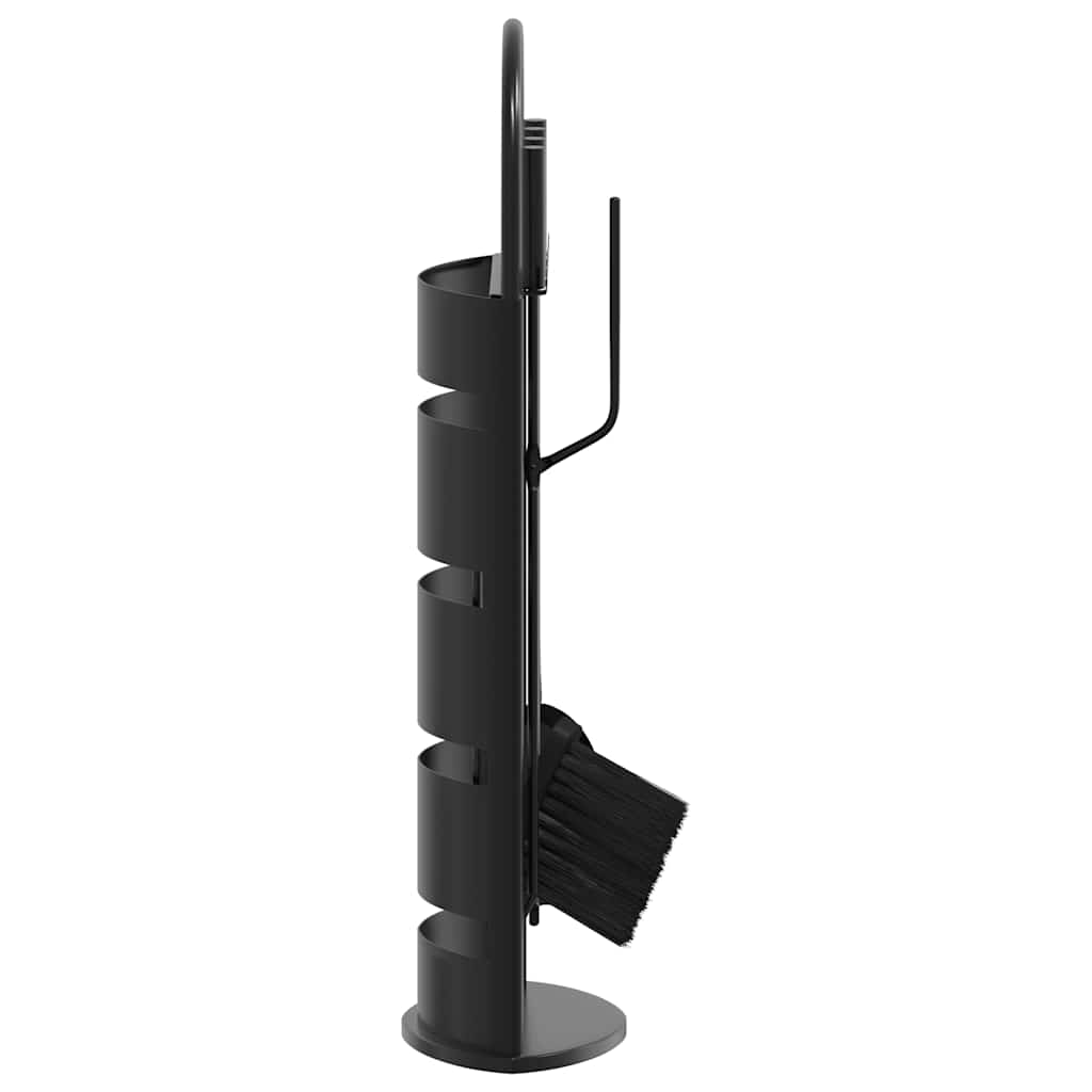 Conjunto de ferramentas para lareira de 5 peças 23x15x66 cm aço