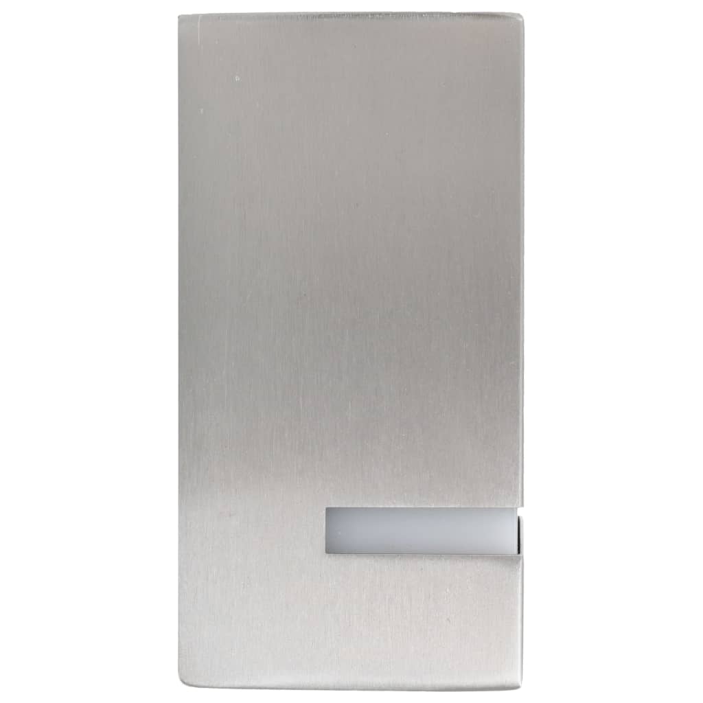 Candeeiros de parede exterior 2 pcs 35 w retangular prateado