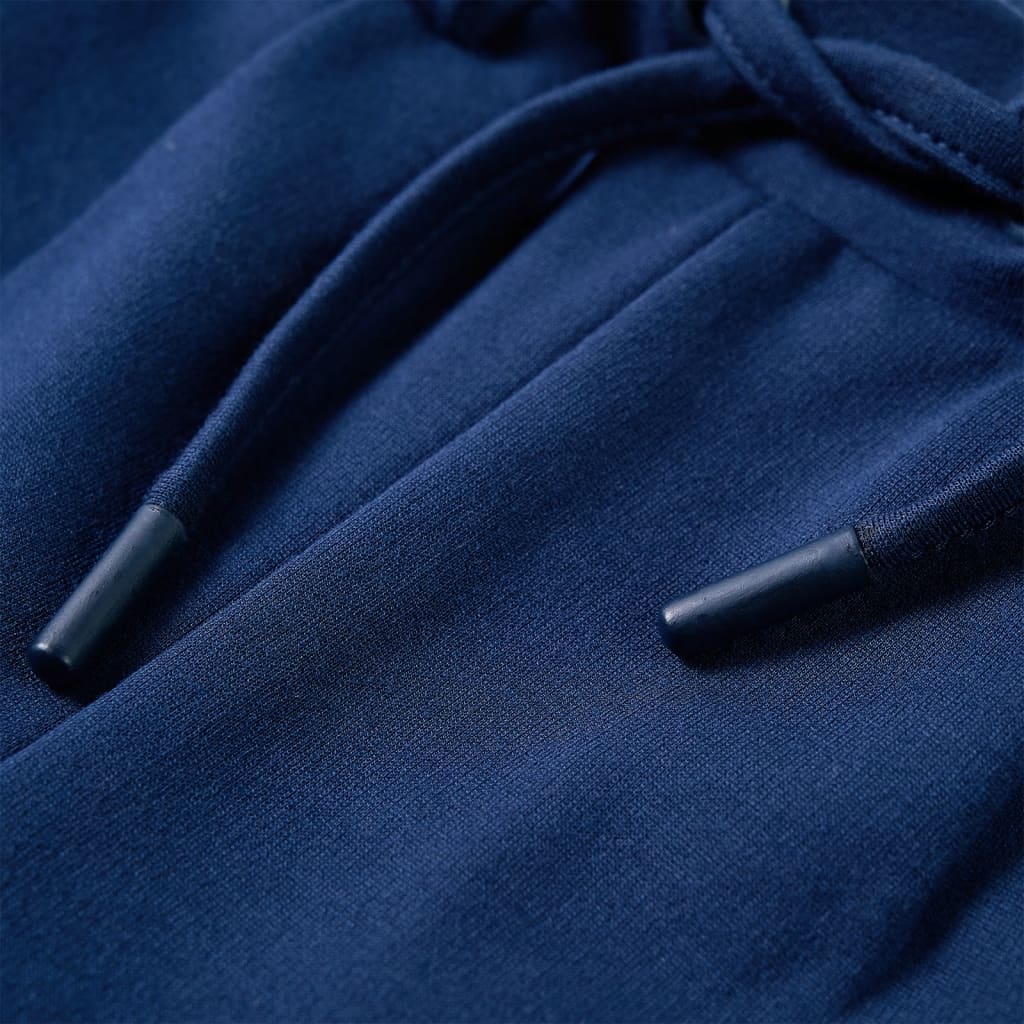 Calças de criança com cordão azul-marinho 128