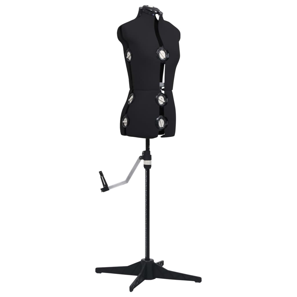 Manequim feminino ajustável tamanho s 33-40 preto