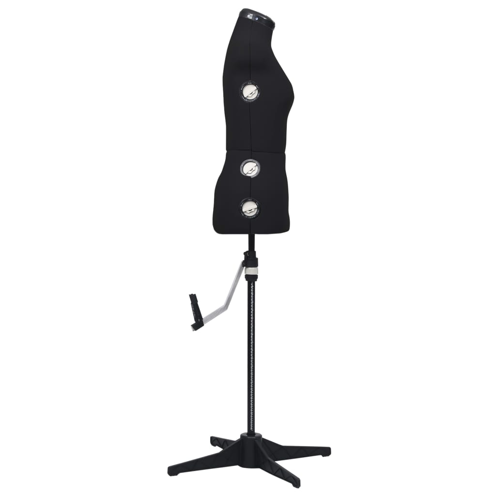 Manequim feminino ajustável tamanho s 33-40 preto