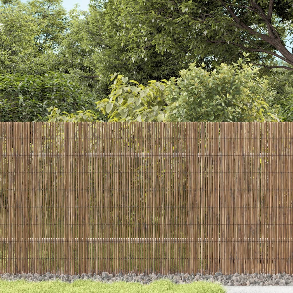 Vedação de jardim 300x80 cm cana