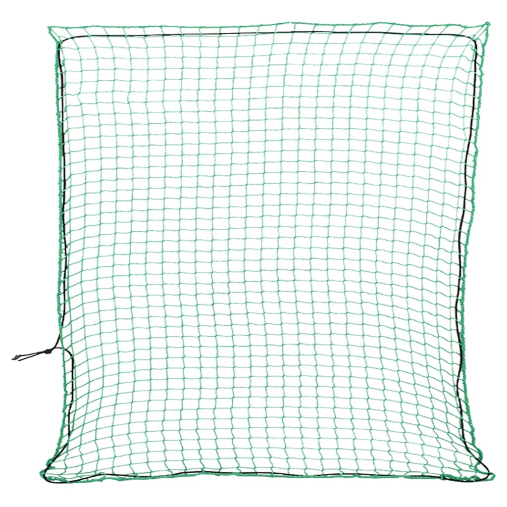 Rede para reboque com corda elástica 3x3 m PP verde