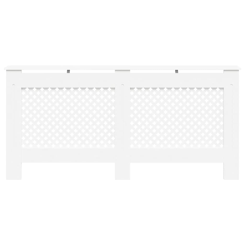 Cobertura de radiador 172x19x81,5 cm MDF branco