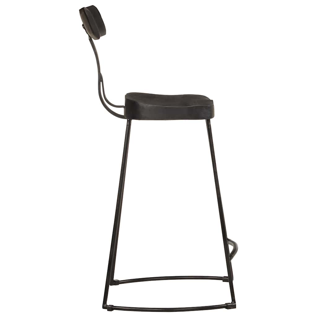 Bancos de bar 2 pcs 49x43x88 cm madeira de mangueira maciça