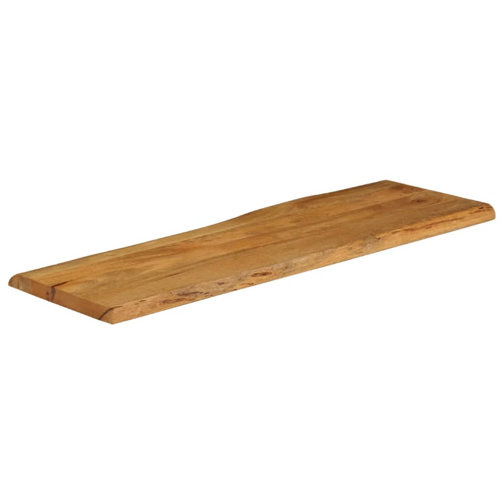 Tampo de mesa c/ borda viva 120x40x3,8 cm mangueira maciça