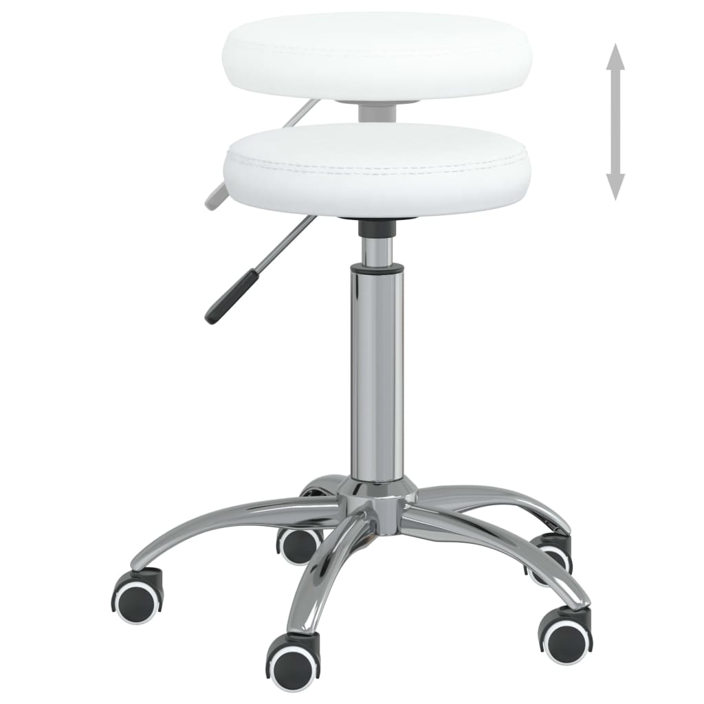 Banco de massagens couro artificial branco
