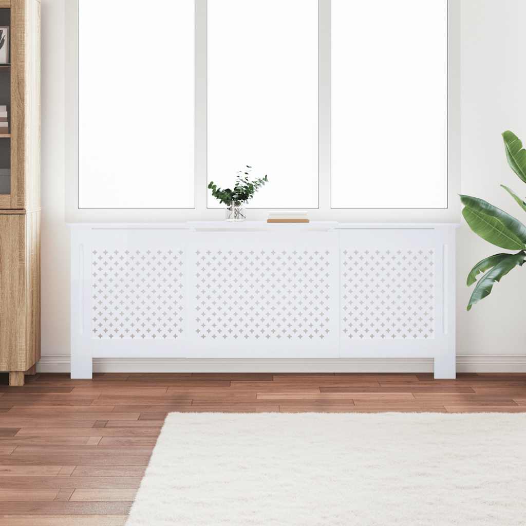 Cobertura de radiador MDF 205 cm branco