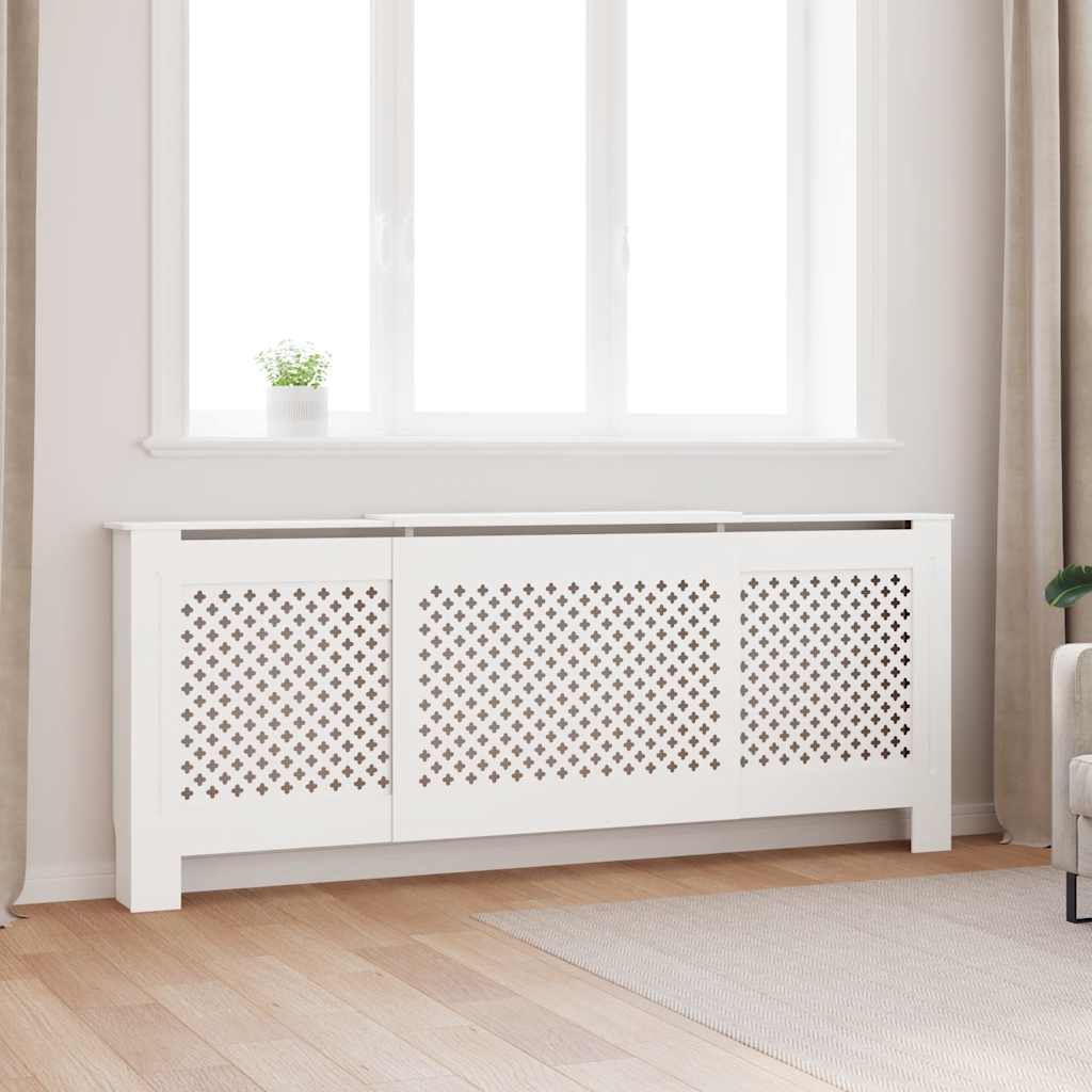 Cobertura de radiador MDF 205 cm branco