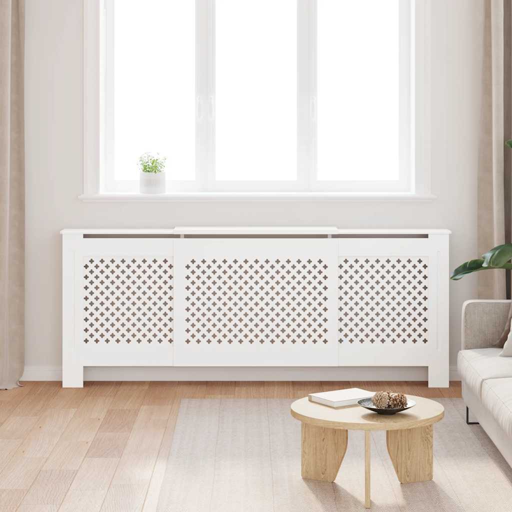 Cobertura de radiador MDF 205 cm branco