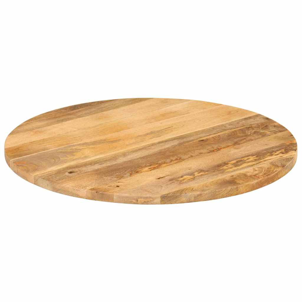 Tampo de mesa redondo ø90x2,5cm madeira de mangueira maciça
