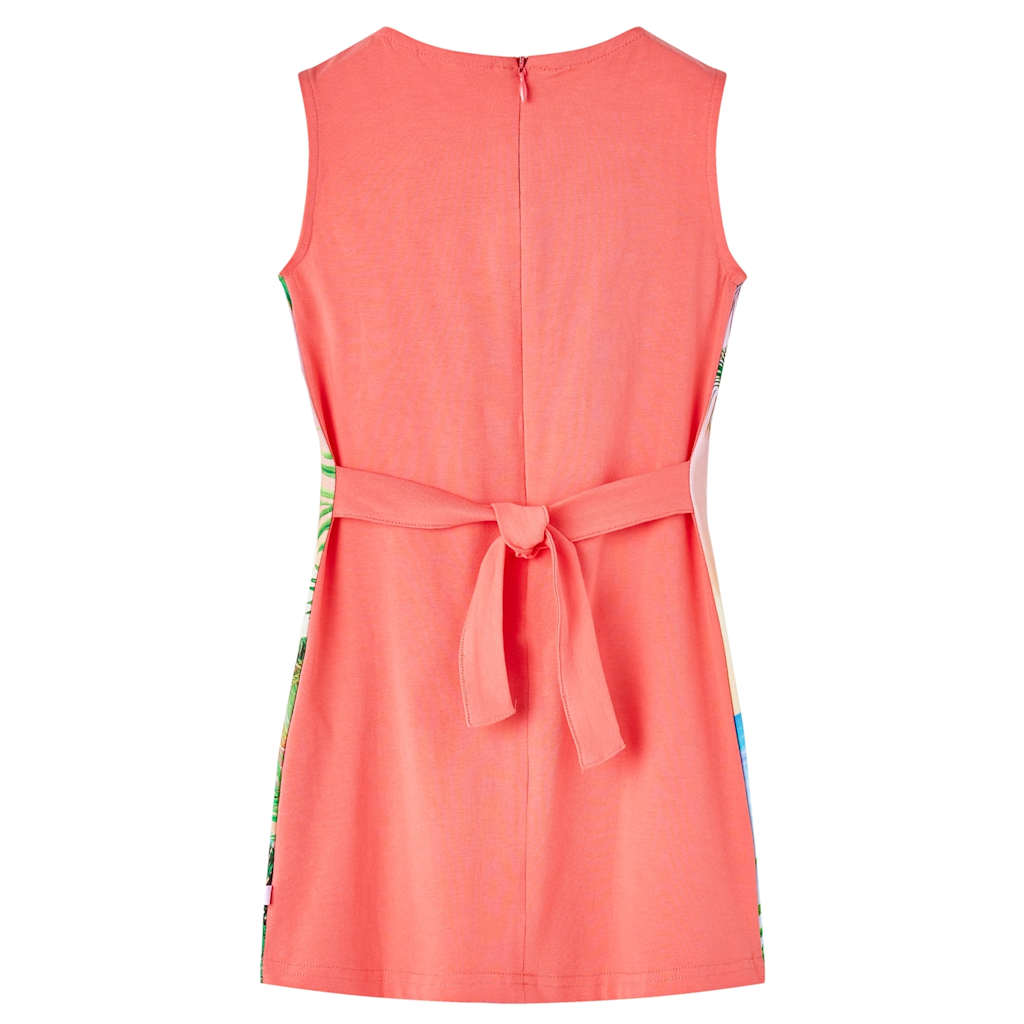 Vestido para criança coral 128