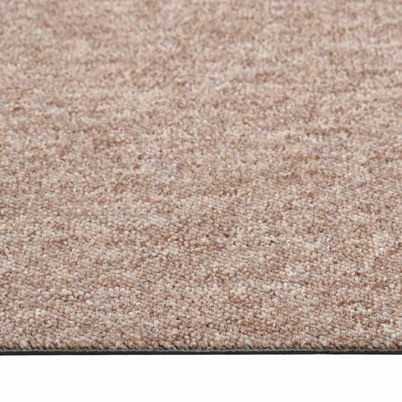 Tapete 20 unid. bege 50 x 50 cm 100% polipropileno