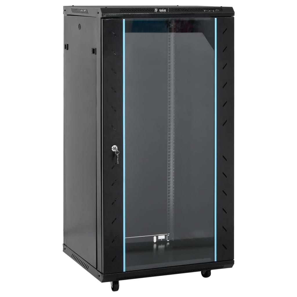 Armário de rede 22u com pés giratórios 19" ip20 60x60x120 cm