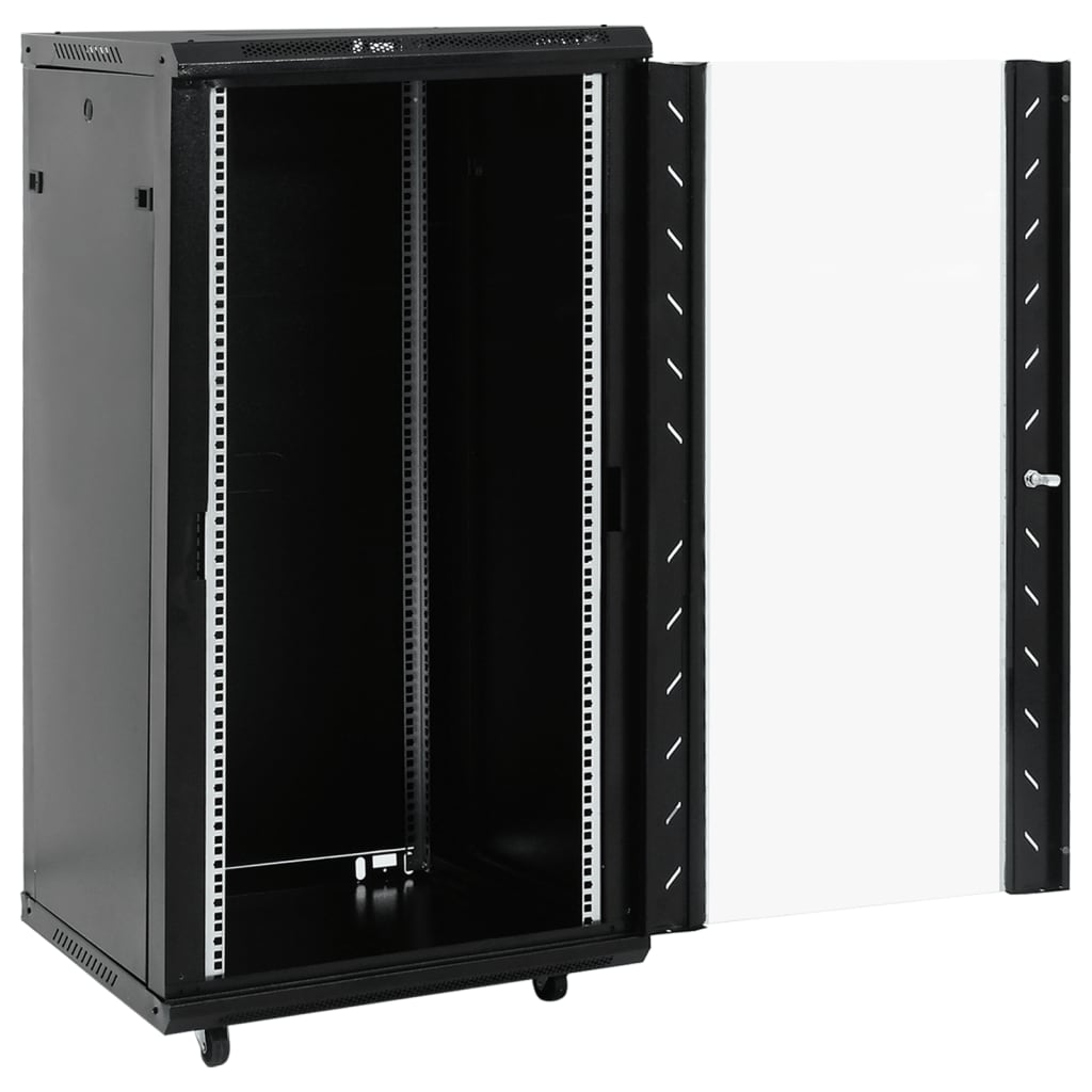 Armário de rede 22u com pés giratórios 19" ip20 60x60x120 cm