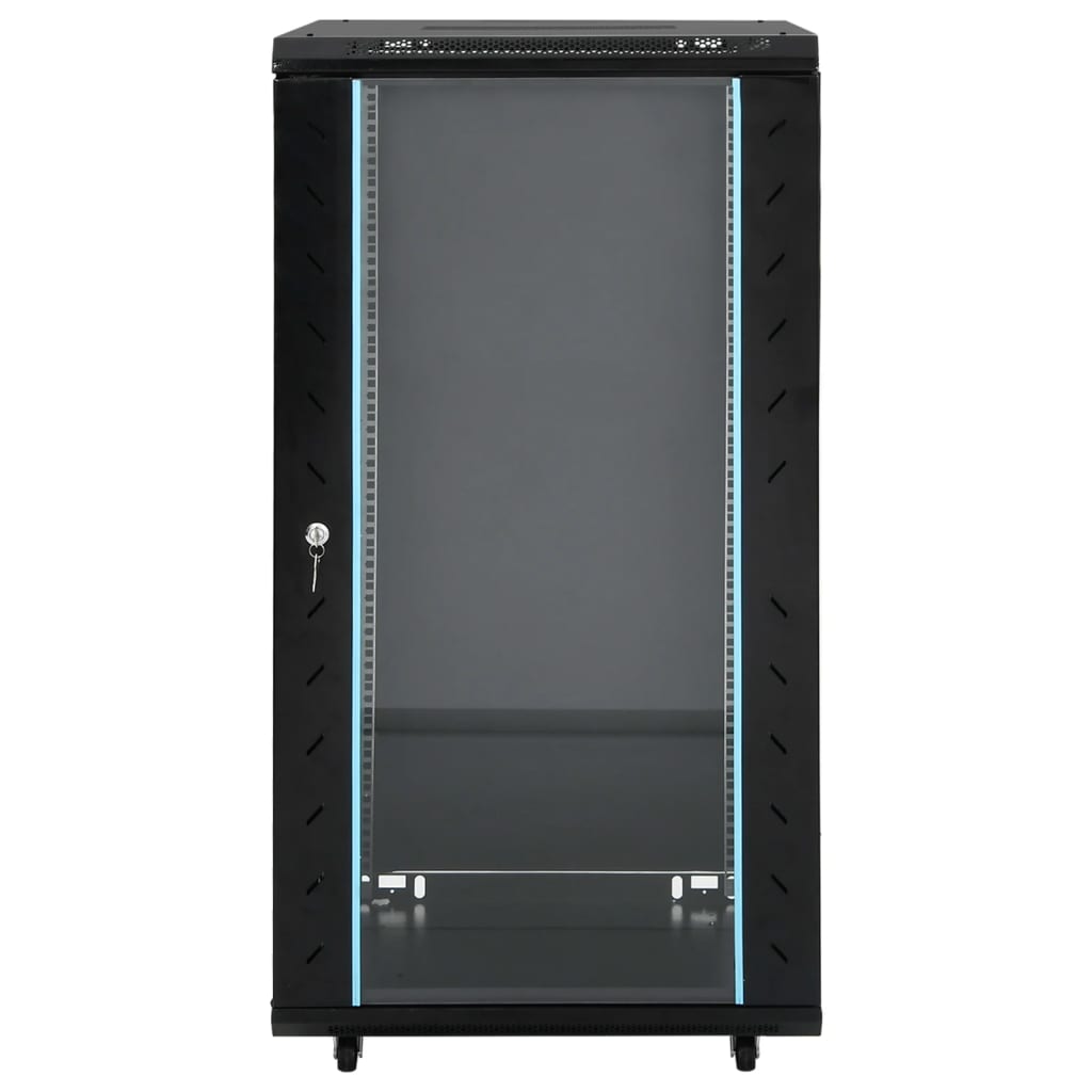 Armário de rede 22u com pés giratórios 19" ip20 60x60x120 cm
