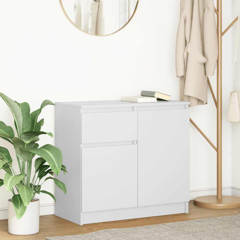 Aparador c/ gaveta 71x35x65 cm derivados de madeira branco