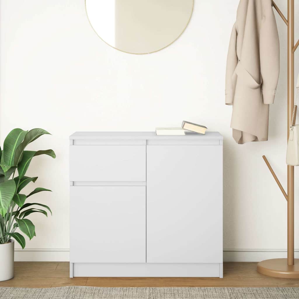 Aparador c/ gaveta 71x35x65 cm derivados de madeira branco