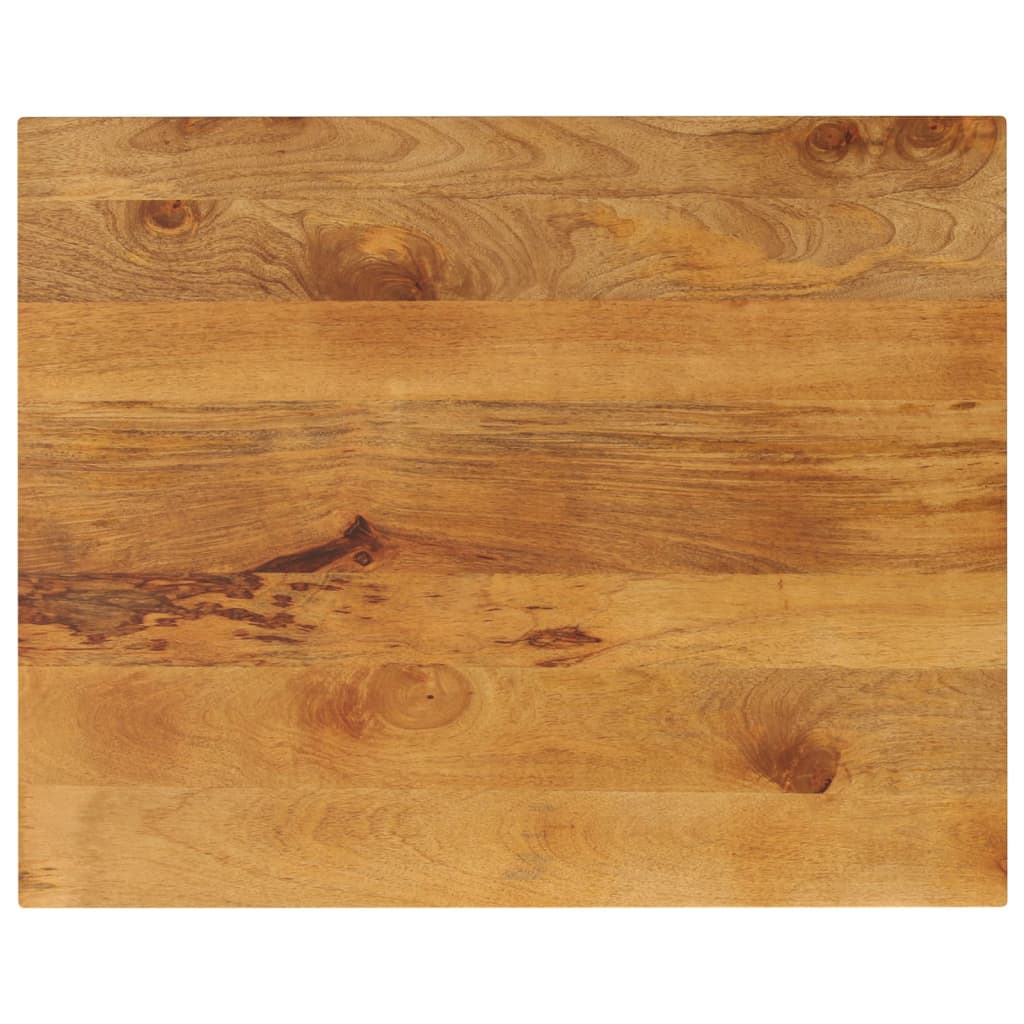 Tampo de mesa retangular 100x80x2,5 cm mangueira maciça