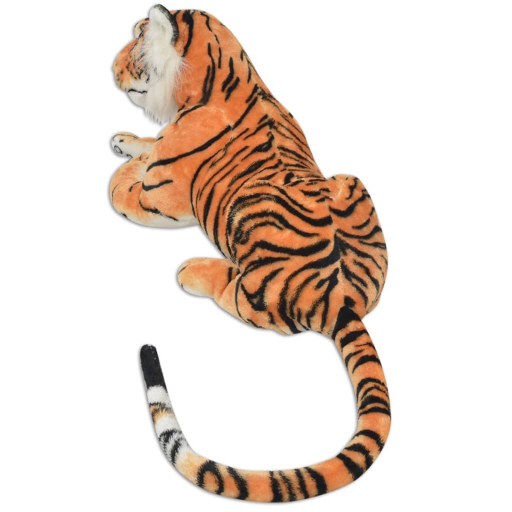 Tigre de peluche, castanho, xxl