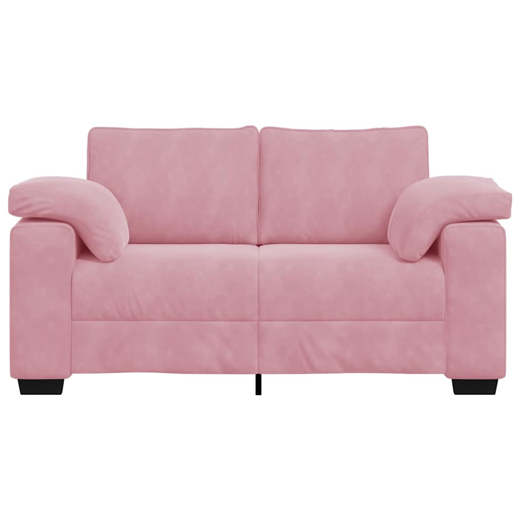 Sofá-luvas 160x77x82 cm veludo rosa