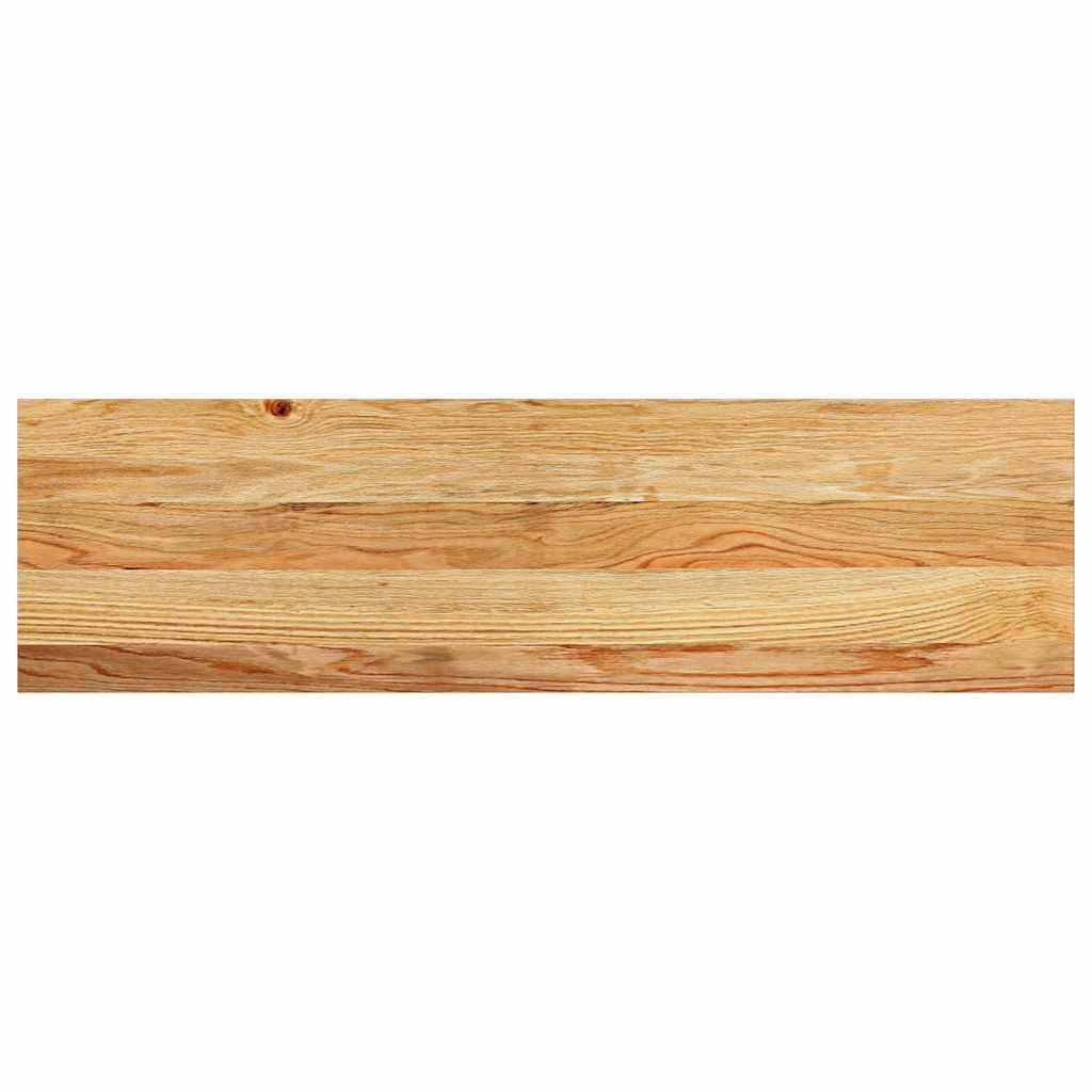 Tapetes de escada 8 pcs 90x25x2 cm carvalho castanho-claro