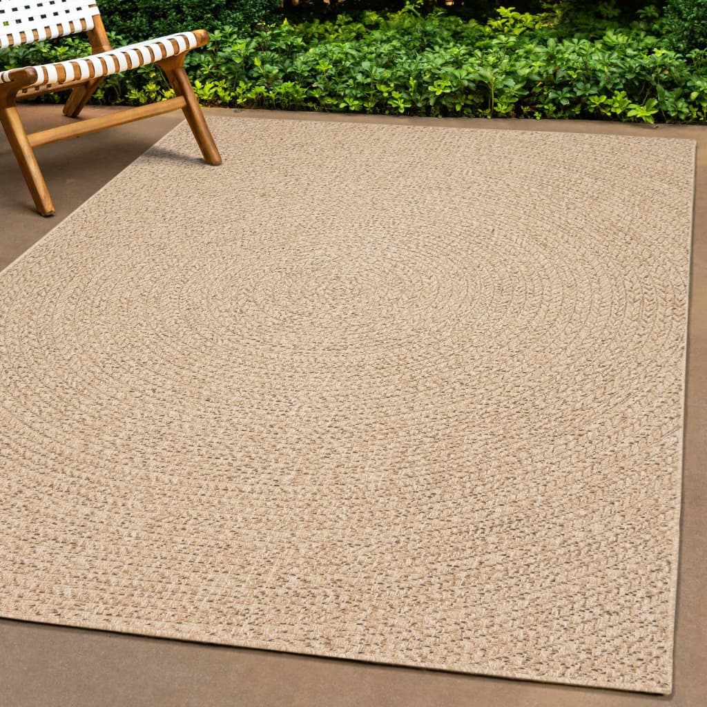 Tapete zizur 80x200 cm aspeto de juta interior e exterior