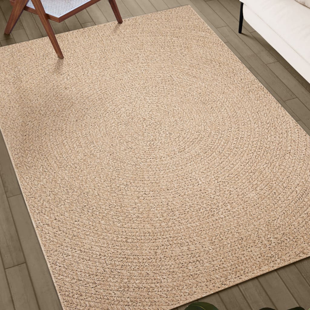 Tapete zizur 80x200 cm aspeto de juta interior e exterior