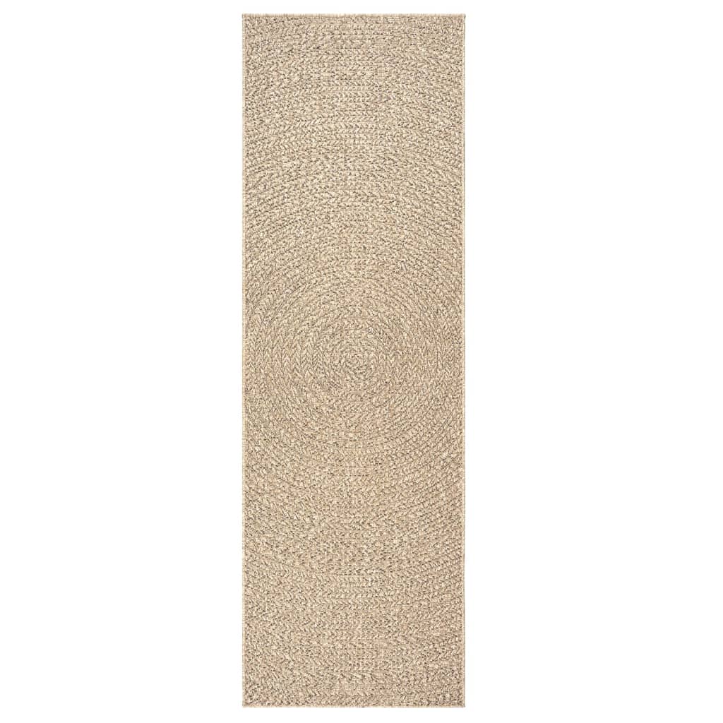 Tapete zizur 80x200 cm aspeto de juta interior e exterior