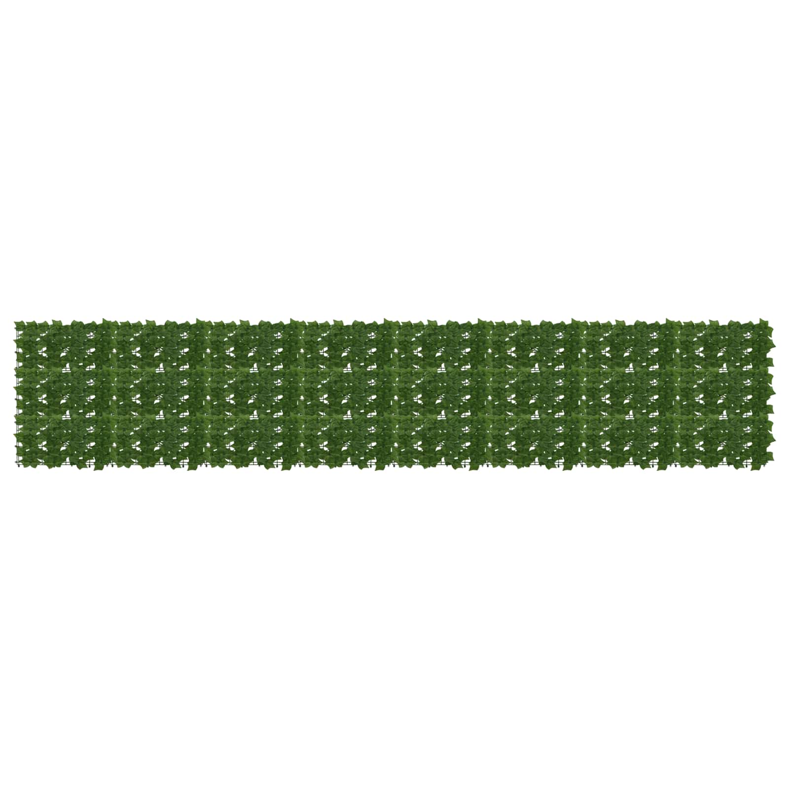 Tela de varanda com folhas verde 400 x 75 cm