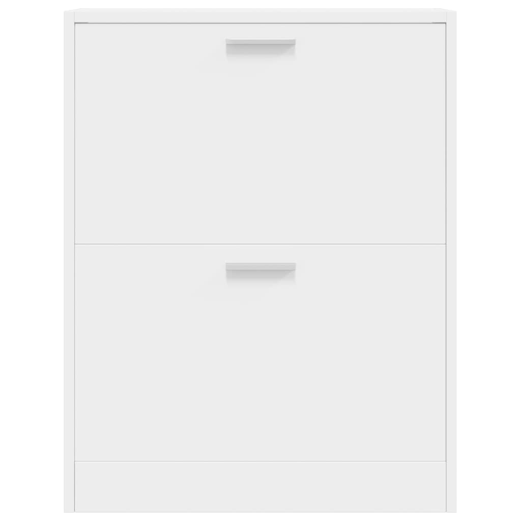 Sapateira com 2 compartimentos madeira branco