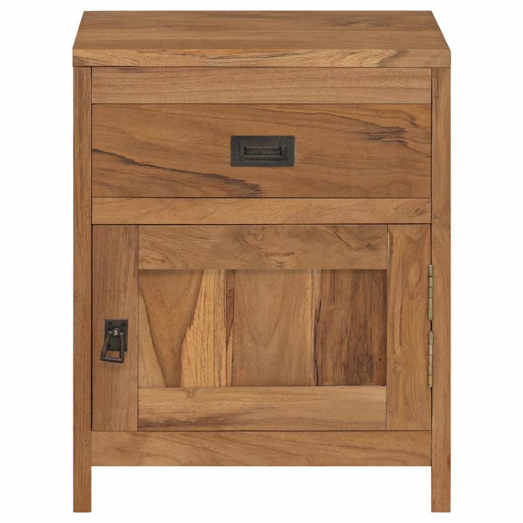 Mesa de cabeceira teca maciça 40x30x50 cm