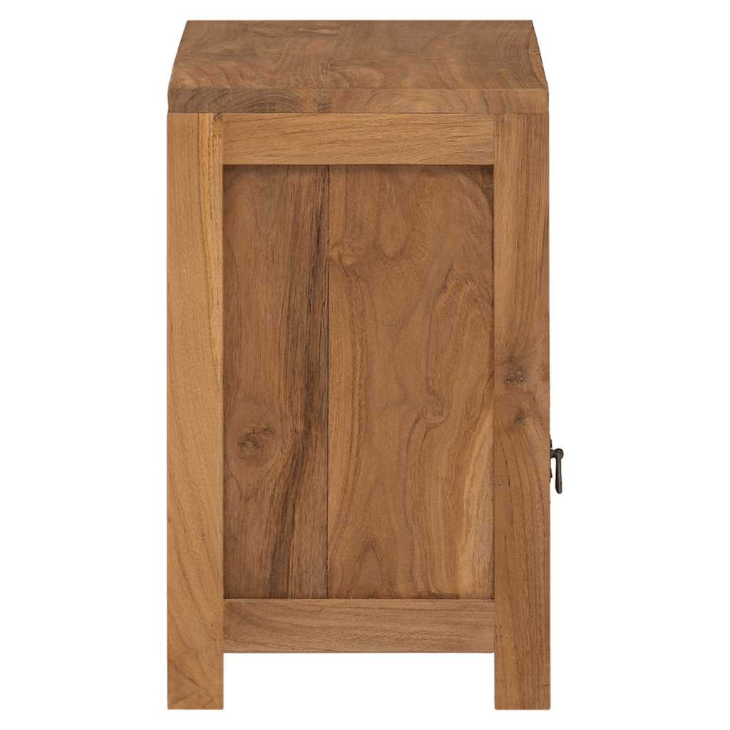 Mesa de cabeceira teca maciça 40x30x50 cm