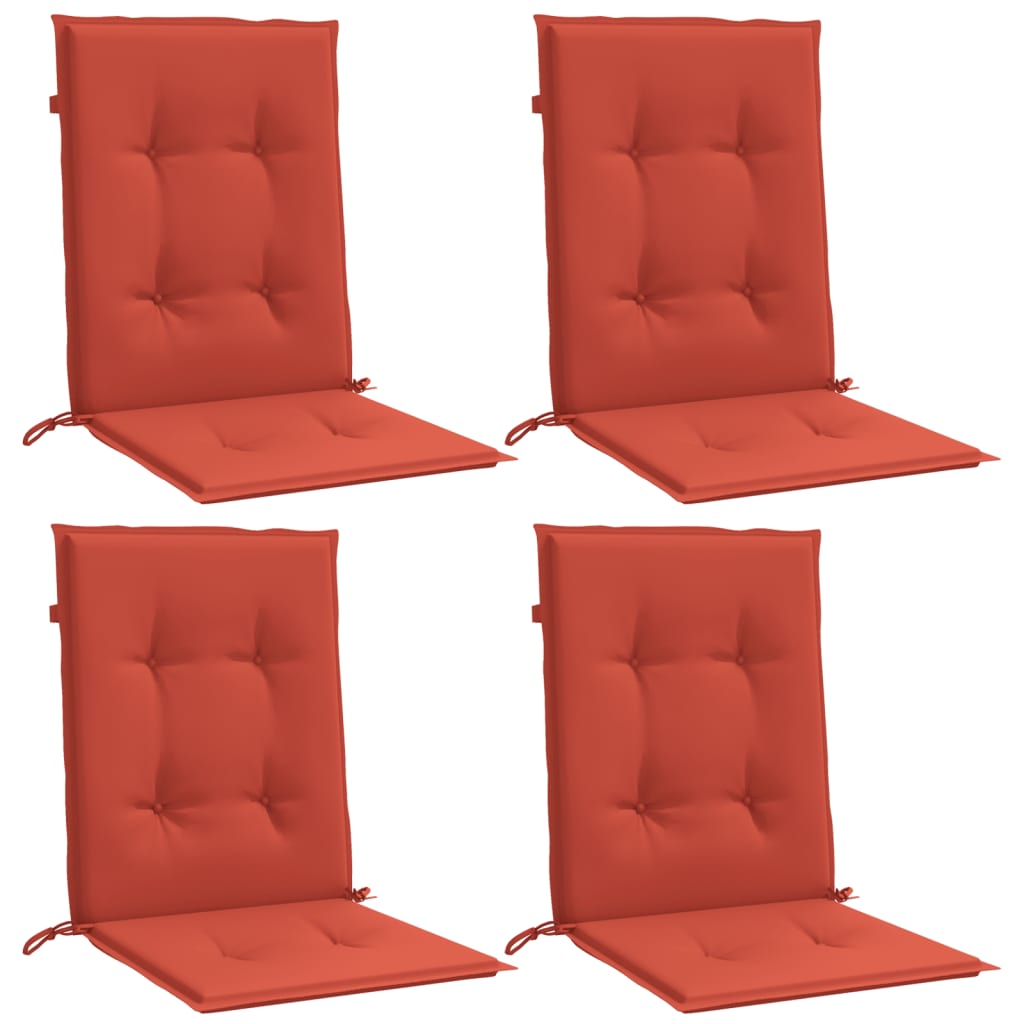 Almofadões lombares p/ cadeiras 4pcs 100x50x4cm mesclado tecido