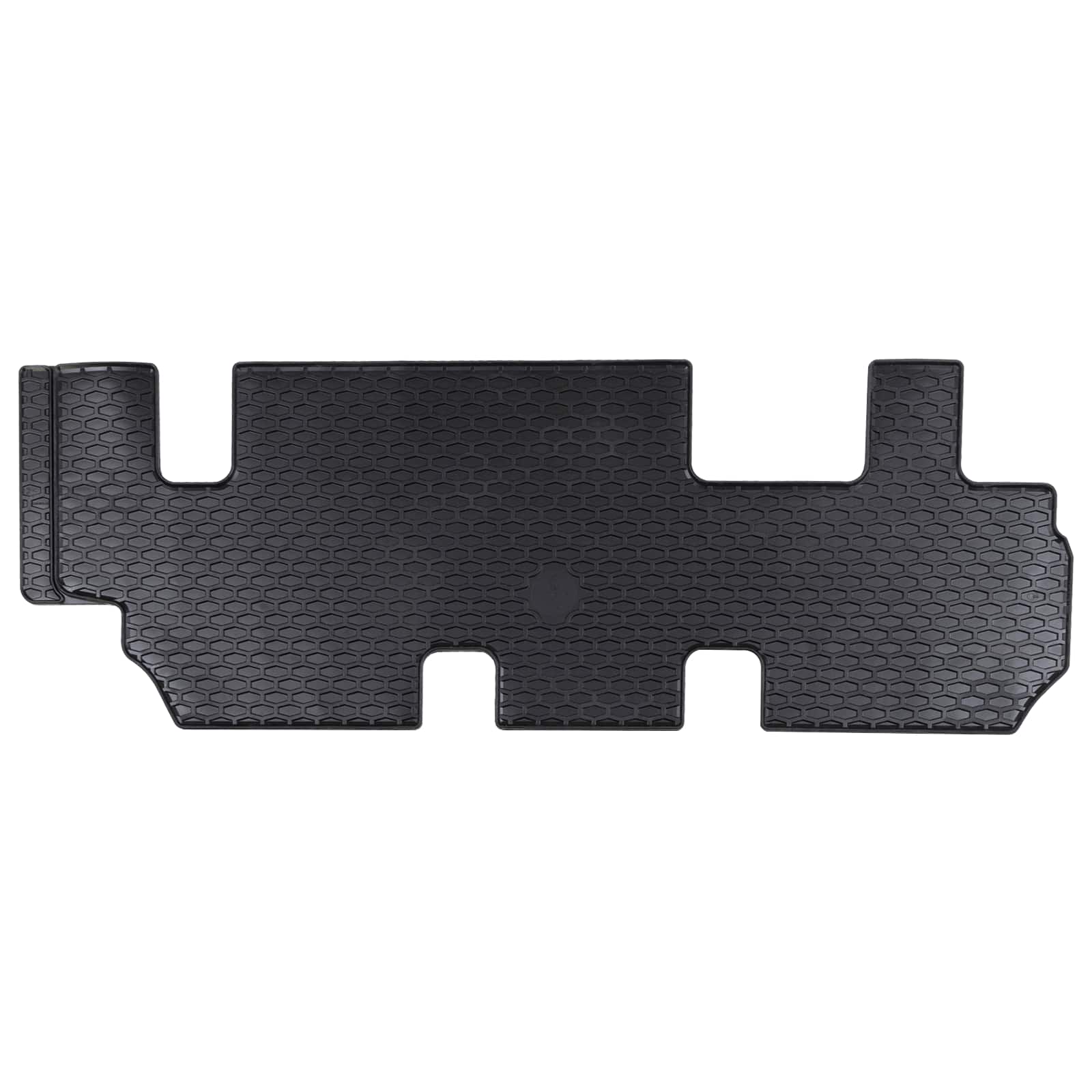 Tapete de carro preto compatível com vw t5 2010-2015 borracha