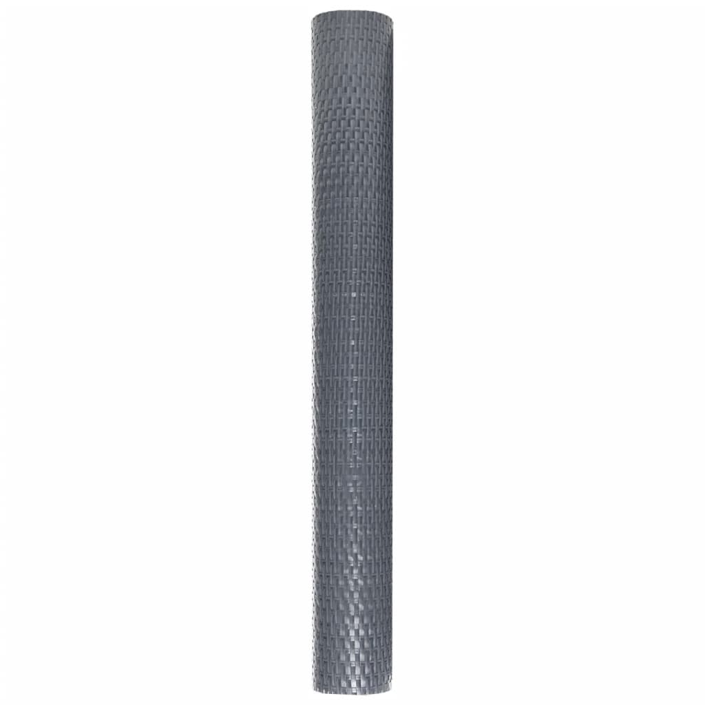 Tela de varanda 600x80 cm vime PE antracite